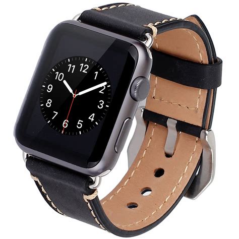 best apple watch leather band|apple watch genuine leather.